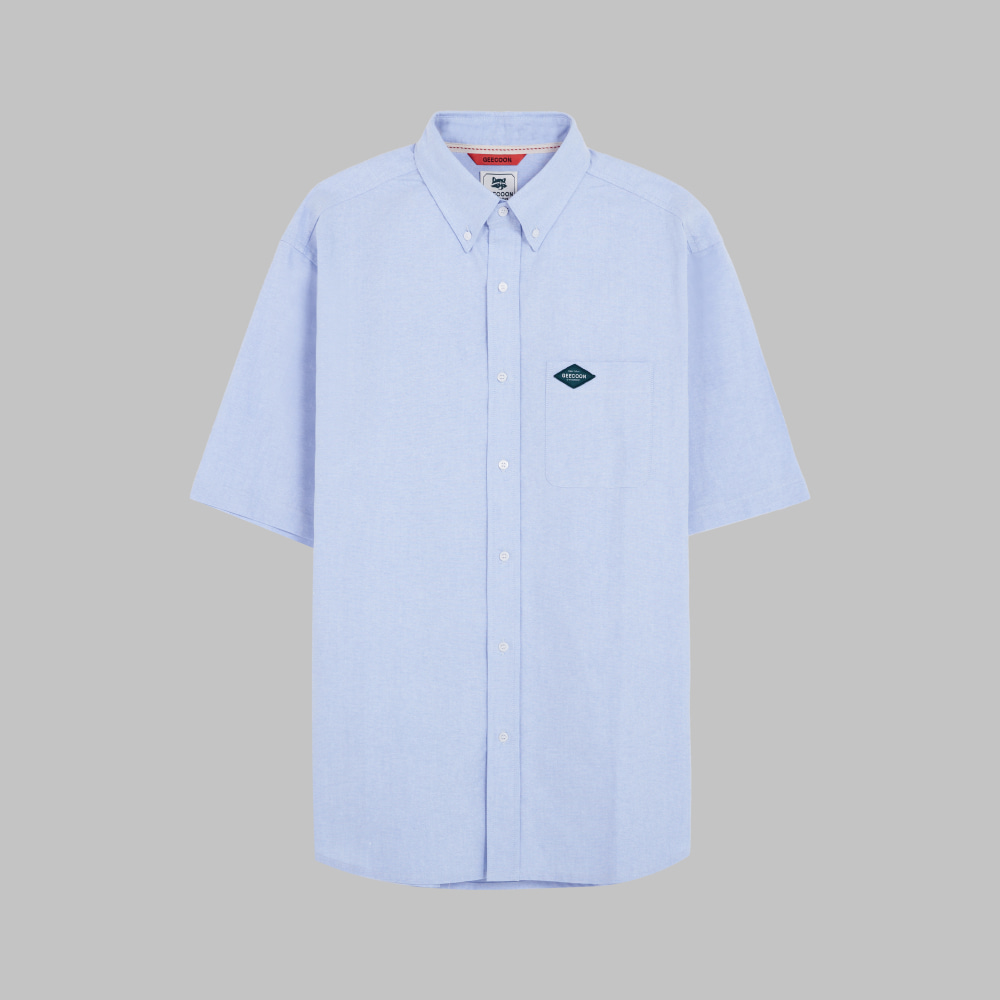 클래식 반팔 옥스포드 셔츠 GEE245-103 블루